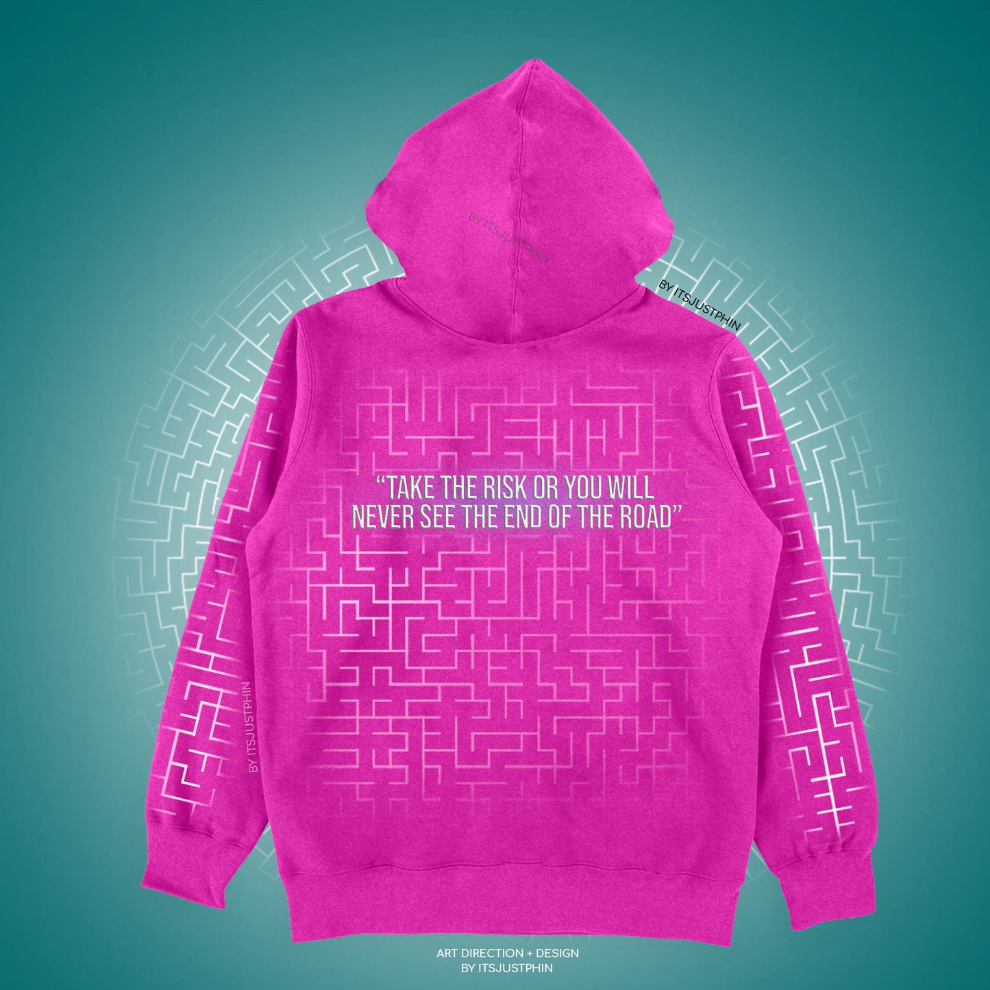 RR Maze Hoodie (Pink)