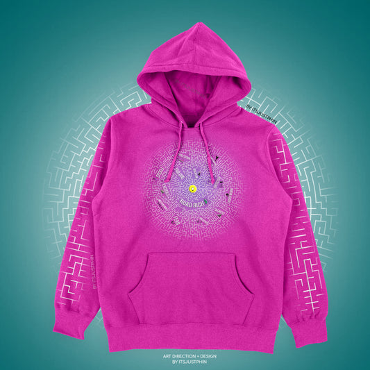 RR Maze Hoodie (Pink)