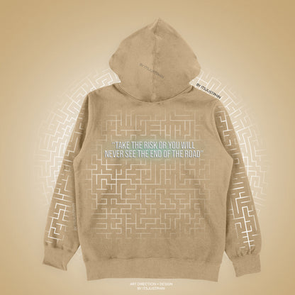 RR Maze Hoodie (Nude)