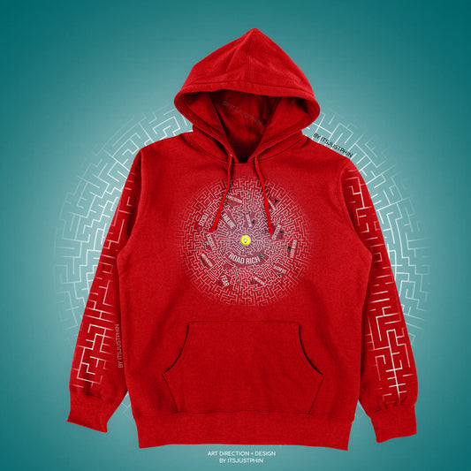 RR Maze Hoodie (Red)